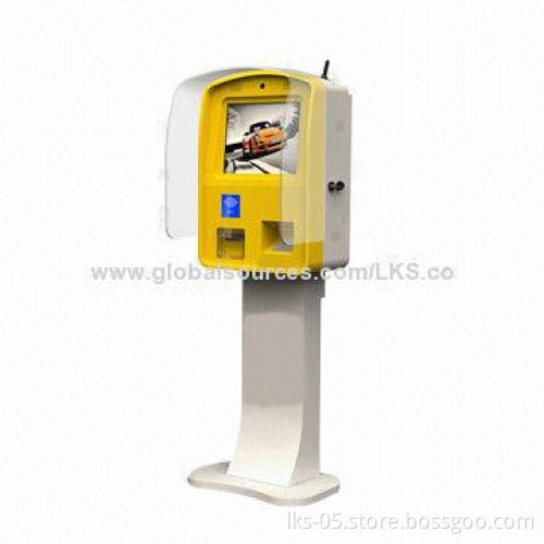 Touch Screen Kiosk with 17-inch Touch Screen, Under Waterproof Cover